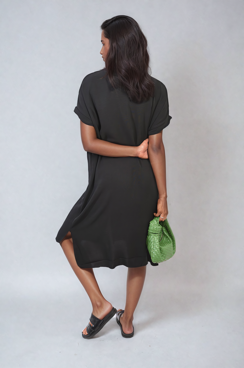 Button Front Shirt Dress