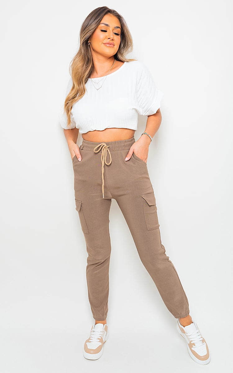 Size Frankie Cargo Pocket Trouser with Drawstring