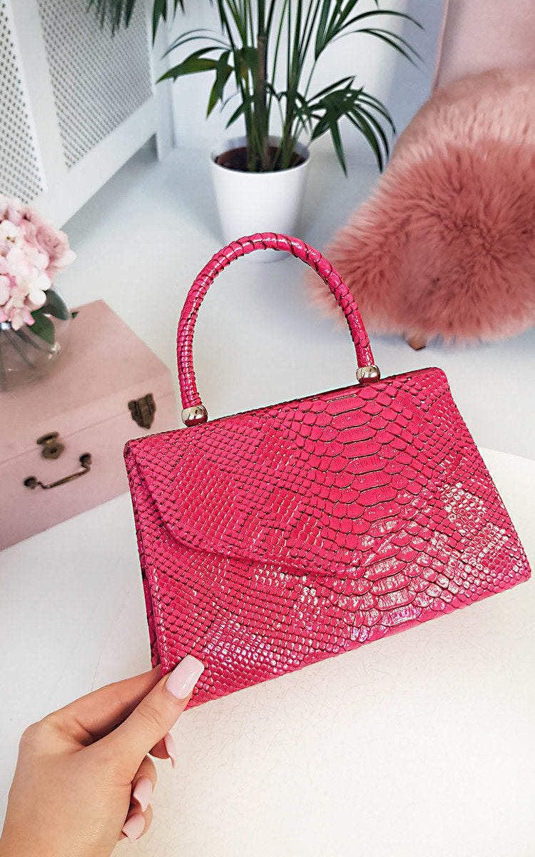 Croc Print Handbag